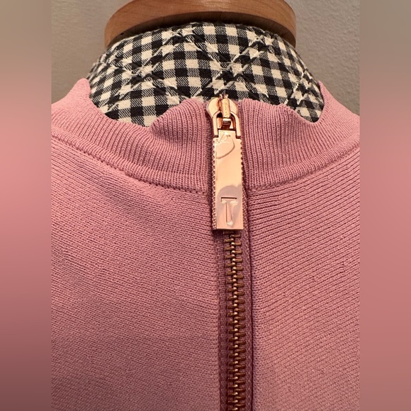 Ted Baker London Dusty Pink Cherina Bow Skater Dress - Picture 7 of 10